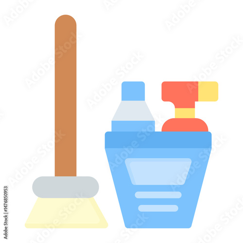 Cleaner icon vector image. Can be used for Laundry.