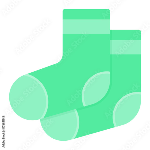 Socks icon vector image. Can be used for Laundry.
