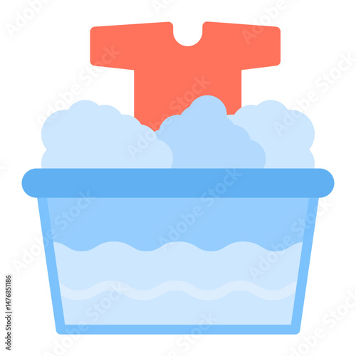 Rinse icon vector image. Can be used for Laundry.