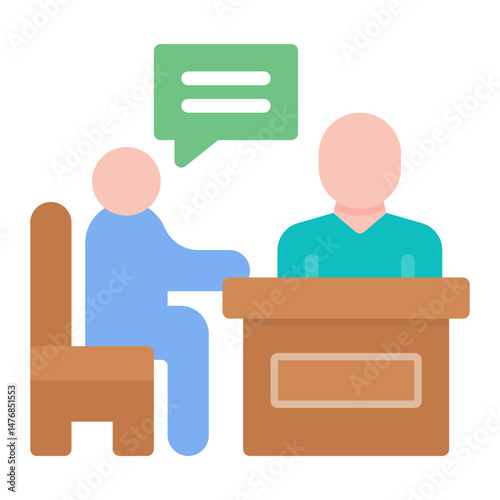 Consultation icon vector image. Can be used for Dermatology.