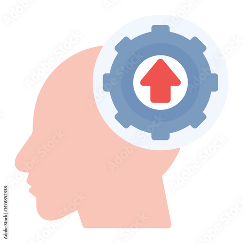 Mental Ability icon vector image. Can be used for Home Services.