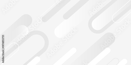 Minimal geometric white background. Abstract white gradient light background, ideal for web design, social media, marketing, presentations, creative.