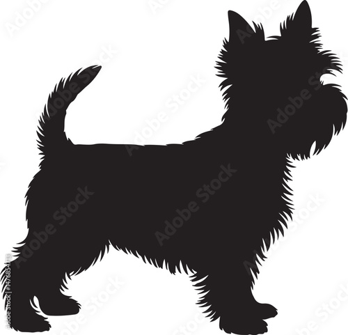 Sitting Dog Silhouette with Wagging Tail

Dog Walking with Owner Vector Design

Playful Puppy Running Silhouette Art

Guard Dog Alert Pose Vector Scene

Dog and Bone Minimalist Silhouette