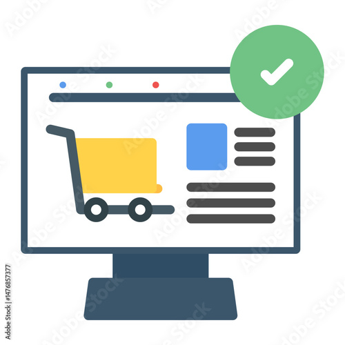 Checkout Details icon vector image. Can be used for Ecommerce Store.