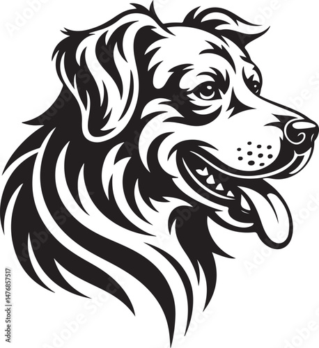 Wallpaper Mural Sitting Dog Silhouette with Wagging Tail

Dog Walking with Owner Vector Design

Playful Puppy Running Silhouette Art

Guard Dog Alert Pose Vector Scene

Dog and Bone Minimalist Silhouette Torontodigital.ca