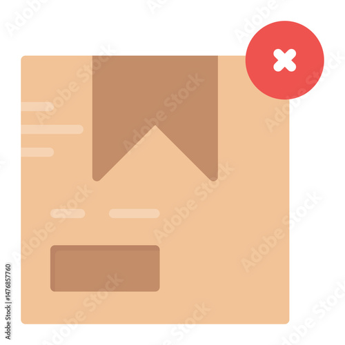 Order Canceled icon vector image. Can be used for Digital Retail.