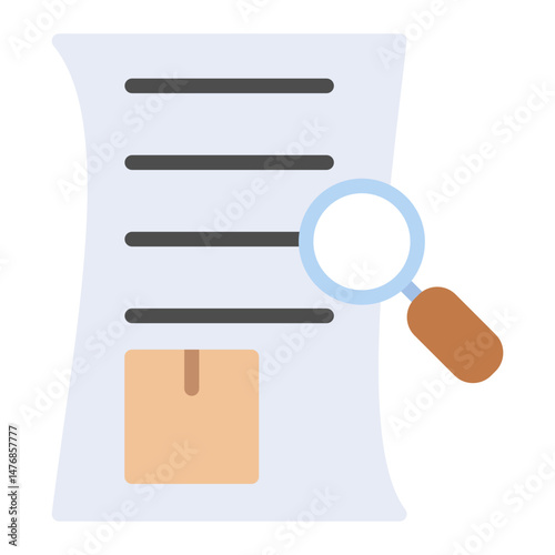 Order Details icon vector image. Can be used for Digital Retail.