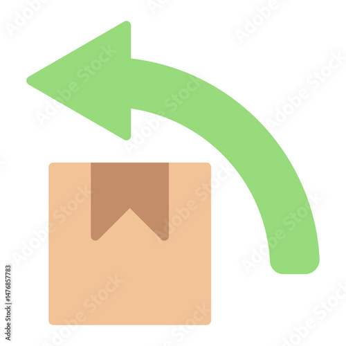 Order Returned icon vector image. Can be used for Digital Retail.