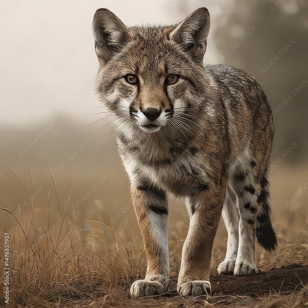 Obraz premium black backed jackal