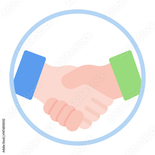 Partnership icon vector image. Can be used for Teamwork.