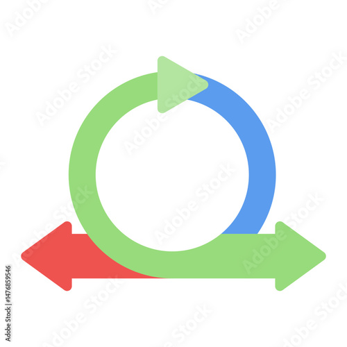 Scrum icon vector image. Can be used for Project Assesment.