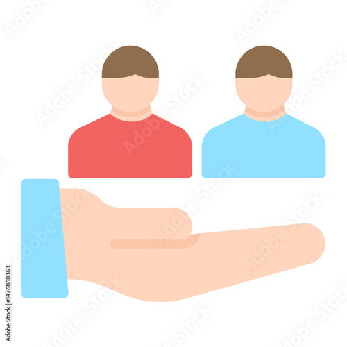 Social Responsibility icon vector image. Can be used for Charity.