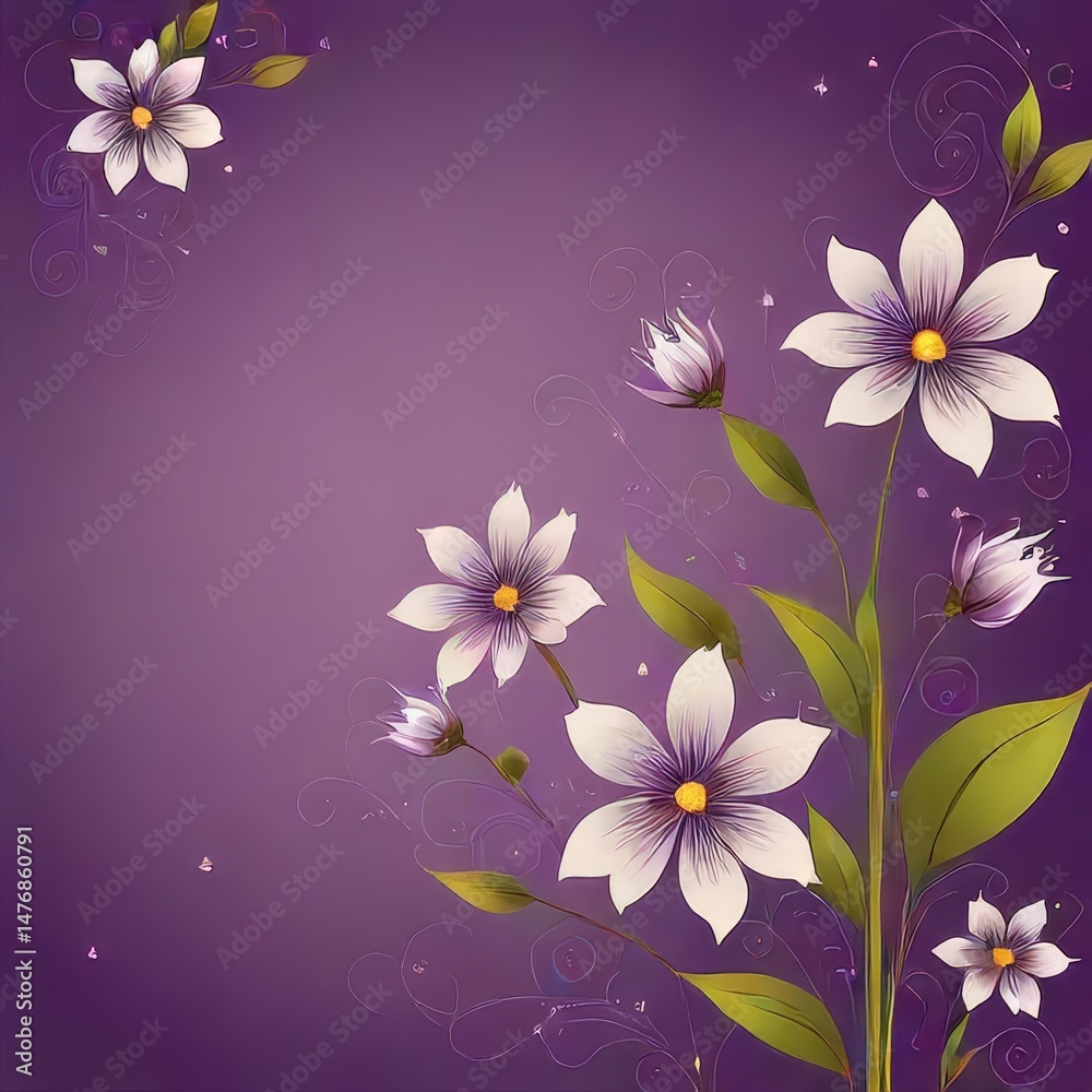 Fototapeta premium abstract floral background