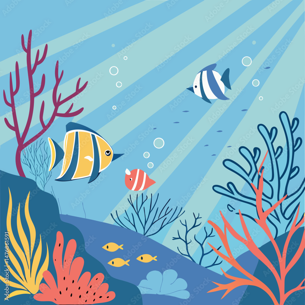 Fototapeta premium fish in the sea