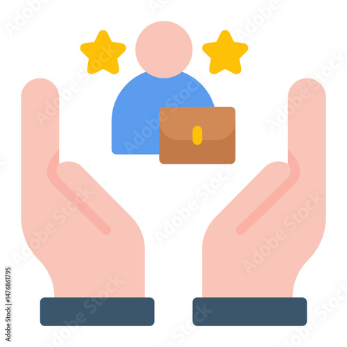 Succession Planning icon vector image. Can be used for Business Performance.