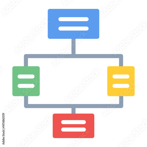 Workflow icon vector image. Can be used for Action Plan.
