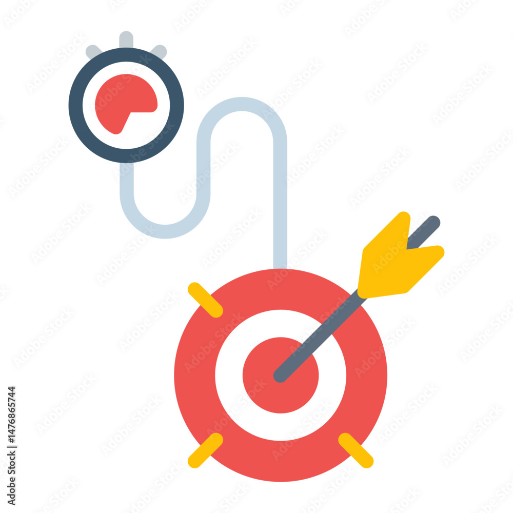 Project Timeline icon vector image. Can be used for Operations Management. Project Timeline icon vector image. Can be used for Operations Management.