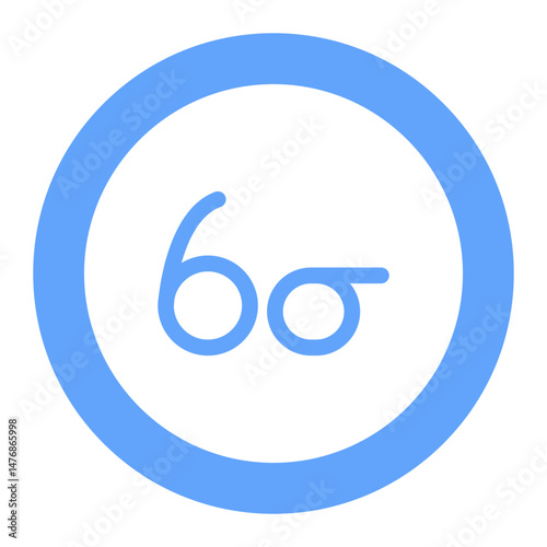 Six Sigma icon vector image. Can be used for Operations Management. Free Download Six Sigma icon vector image. Can be used for Operations Management. - GFXLoad