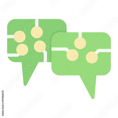 Digital Communication icon vector image. Can be used for Remote Working.