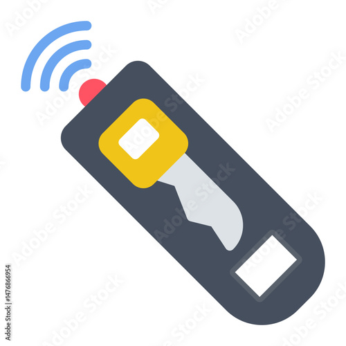 Remote Access Key icon vector image. Can be used for Remote Working.