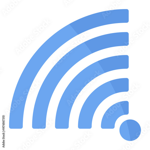 WiFi Signal icon vector image. Can be used for Remote Working.