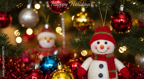 Festive Glow: Winter's Embrace