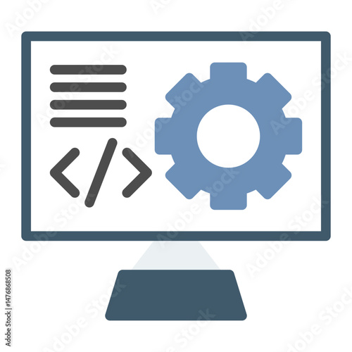 Web Development icon vector image. Can be used for Freelancer.