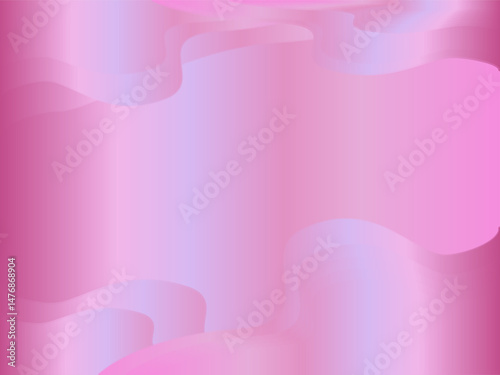 Abstract pink background with soft wave layers and smooth gradient design.