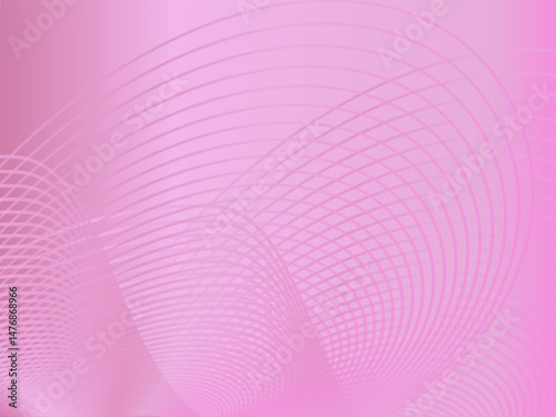 Abstract pink background with soft wave layers and smooth gradient design.