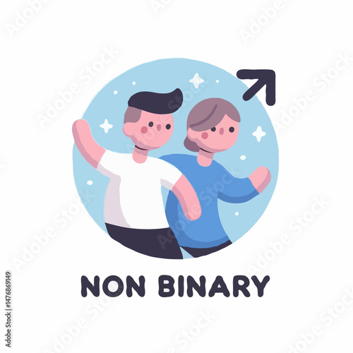 Two nonbinary people