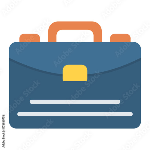 Briefcase icon vector image. Can be used for Headhunting.