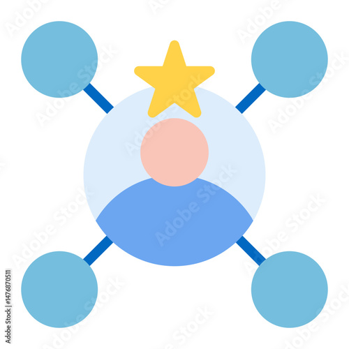 Talent Pool icon vector image. Can be used for Headhunting.