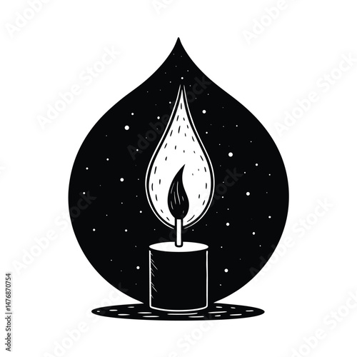 oil drop vector illustration