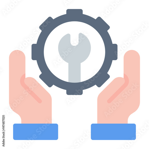 Maintenance icon vector image. Can be used for Manufacturing and Distribution.