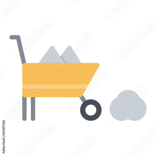 Raw Materials icon vector image. Can be used for Manufacturing and Distribution.