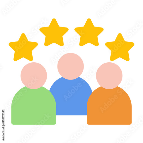 Leadership Experience icon vector image. Can be used for Curriculum Vitae.