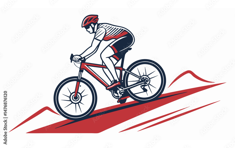 Obraz premium bike racers logo with new look and design 