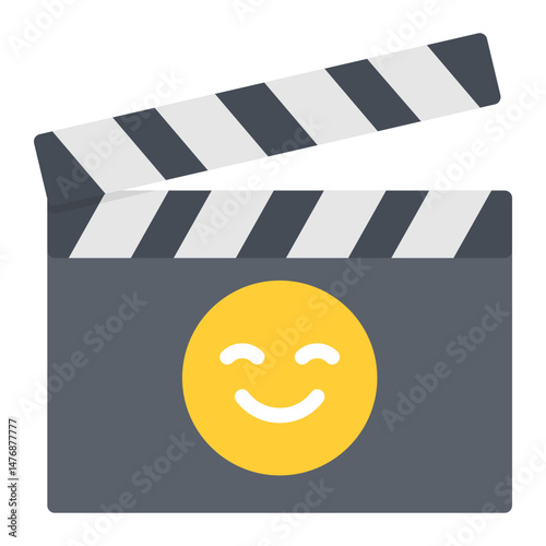 Romantic Comedy icon vector image. Can be used for Movie Genres.