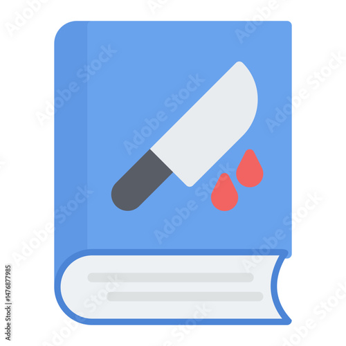 Thriller icon vector image. Can be used for Movie Genres.