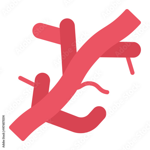 Artery icon vector image. Can be used for Cardiology.