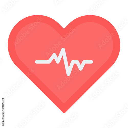 Cardiac Arrest icon vector image. Can be used for Cardiology.