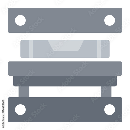 Automatic Bed Leveling icon vector image. Can be used for Additive Maufacturing.