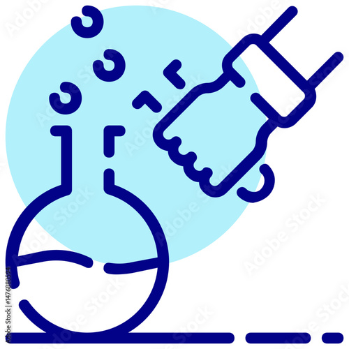experiment vector mixed outline icon