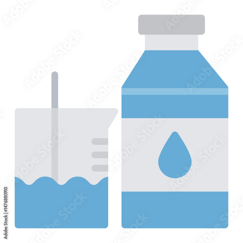 Liquid Resin icon vector image. Can be used for Additive Maufacturing.