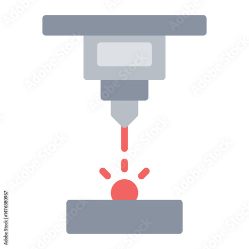 Powder Bed icon vector image. Can be used for Additive Maufacturing.