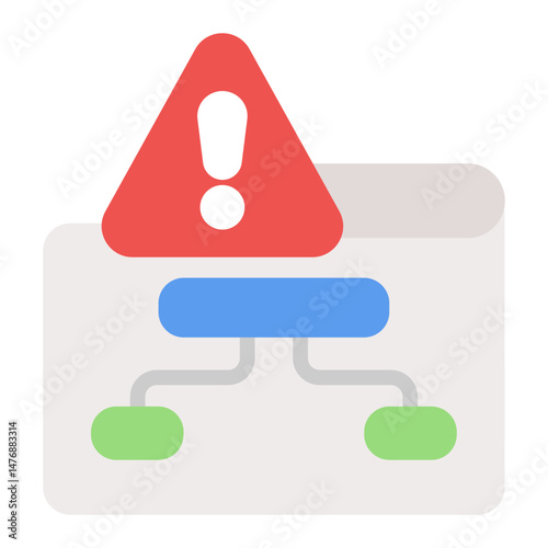 Project Failure icon vector image. Can be used for Business Risks.