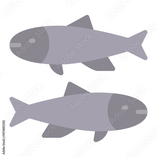 Anchovy icon vector image. Can be used for Fish and Seafood.