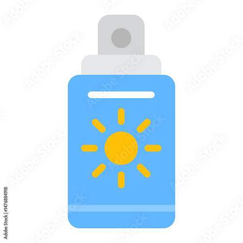 Spray icon vector image. Can be used for Sun Protection.