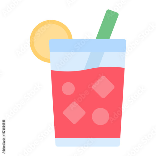 Bloody Mary icon vector image. Can be used for Brunch.
