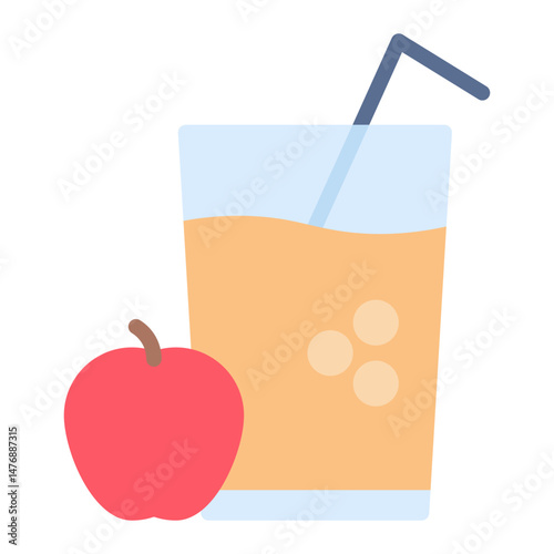 Fruit Smoothie icon vector image. Can be used for Brunch.